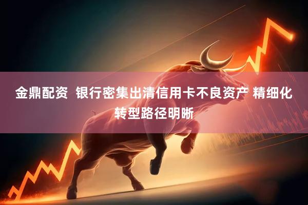 金鼎配资  银行密集出清信用卡不良资产 精细化转型路径明晰