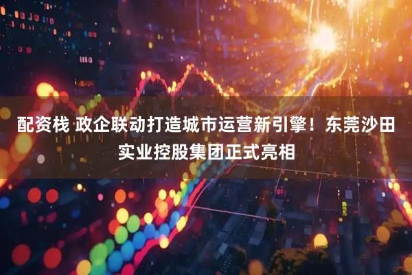 配资栈 政企联动打造城市运营新引擎！东莞沙田实业控股集团正式亮相